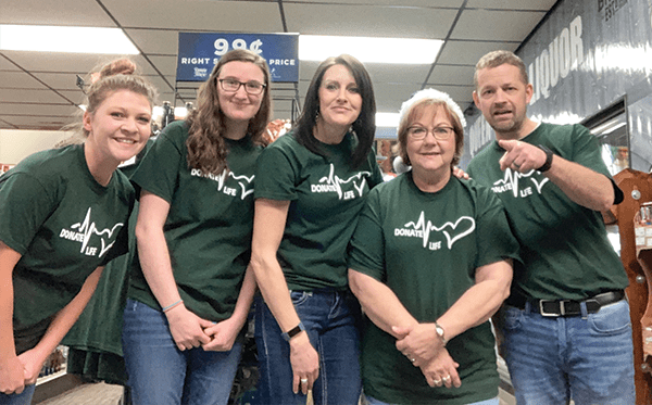 Branch 73 Members in Tucker t-shirts