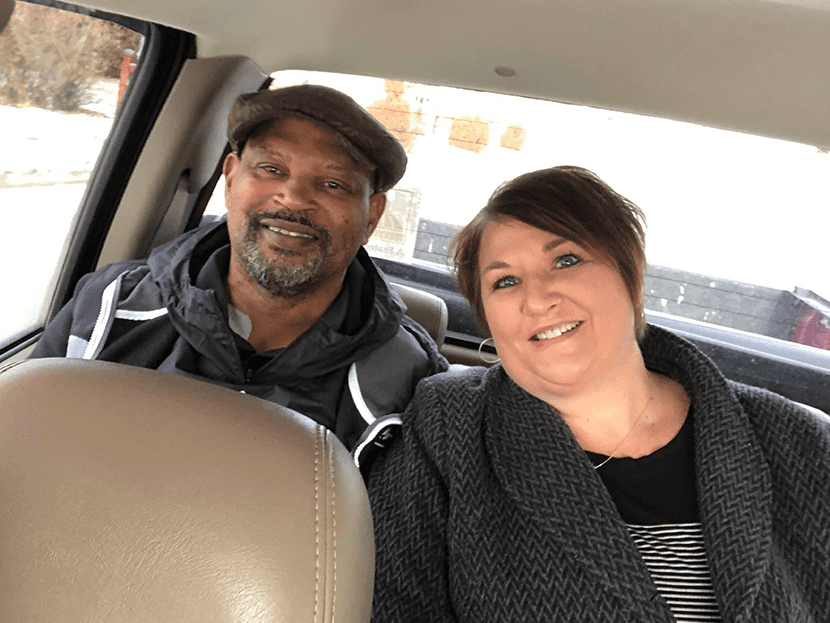 Michael and his wife Autum